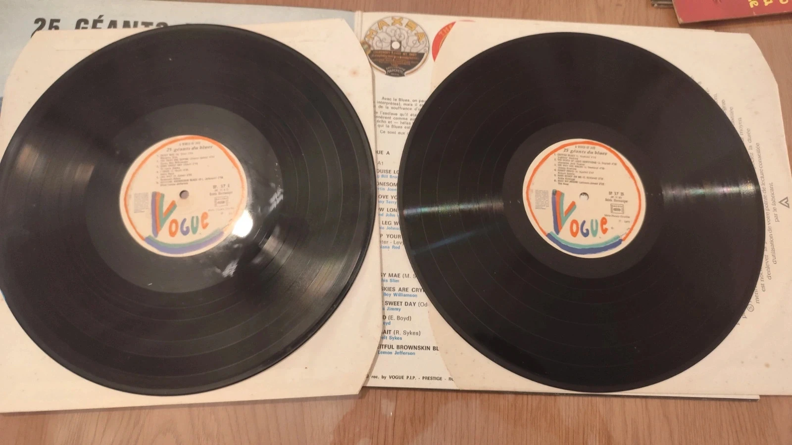 Compilation Vinyl (2 vinyls) 33RPM "25 Giants of Blues" Vogue Edition 1975 – photo 8